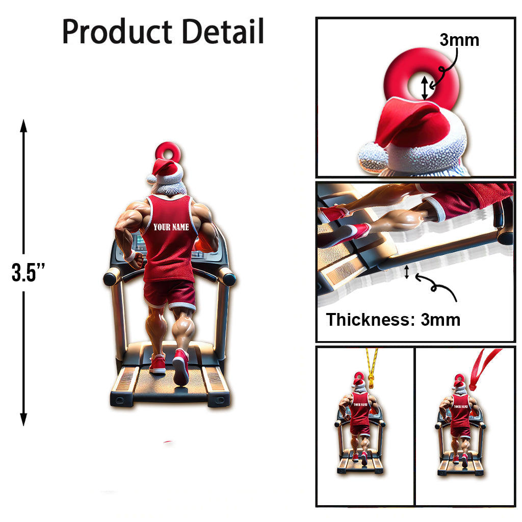 Custom Name Gym Ornament, Gymnastics Christmas Gift