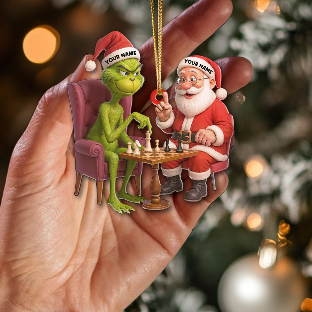 Chess Partner, Home Decor, Christmas Ornament, Personalized Ornament