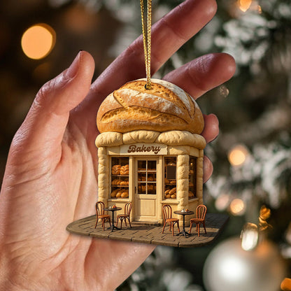 Bakery Shop, Home Decor, Christmas Ornament, Personalized Ornament