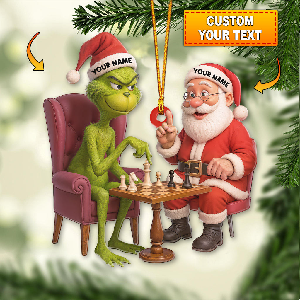 Chess Partner, Home Decor, Christmas Ornament, Personalized Ornament