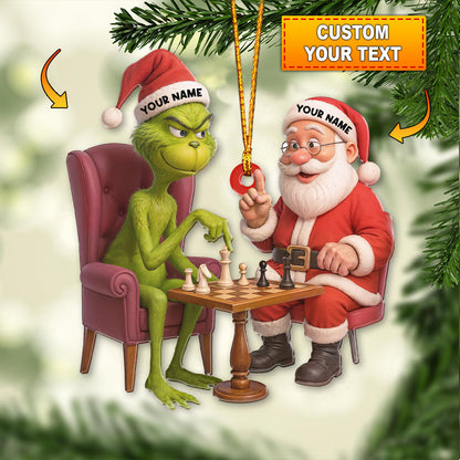 Chess Partner, Home Decor, Christmas Ornament, Personalized Ornament