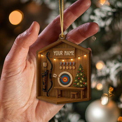 Archery, Home Decor, Christmas Ornament, Personalized Ornament