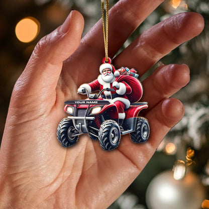 Custom Name Jeep Ornament, Christmas Gift for Jeep Lover