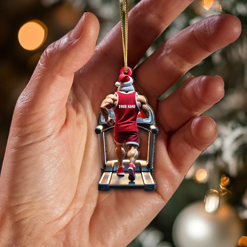 Custom Name Gym Ornament, Gymnastics Christmas Gift