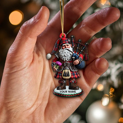 Custom Name Scotland Ornament, Christmas Gift for Scotland Lover