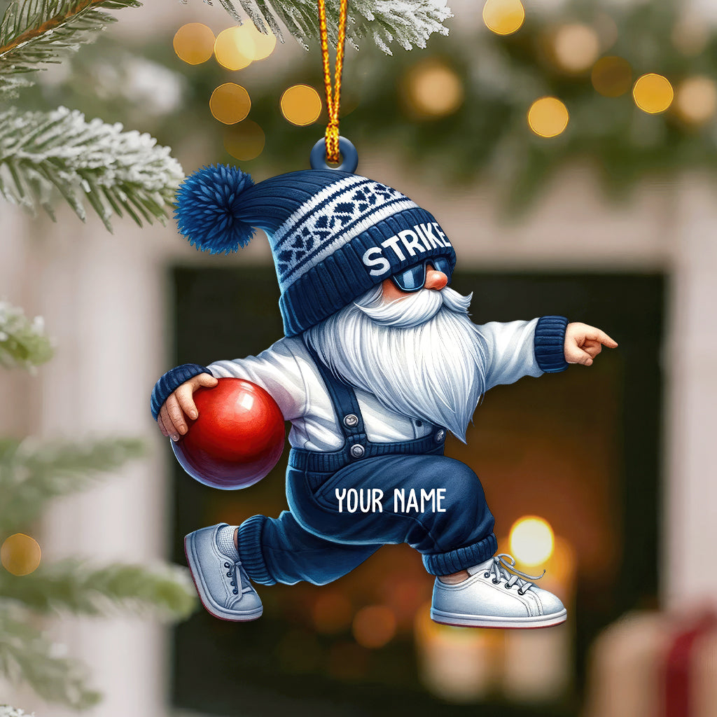 Strike Bowling, Home Decor, Christmas Ornament, Personalized Ornament