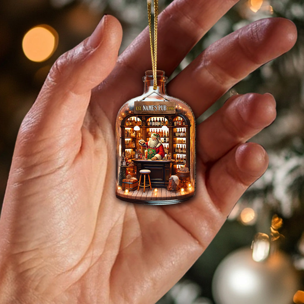 Custom Name Barista Ornament, Bartender Ornament, Home Decor Christmas Gift