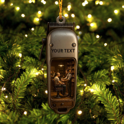 Barber Shop, Home Decor, Christmas Ornament, Personalized Ornament