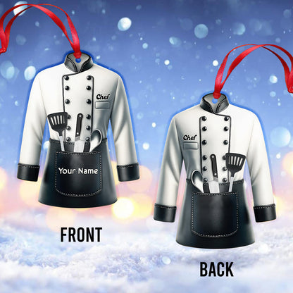 Christmas Chef, Home Decor, Christmas Ornament, Personalized Ornament