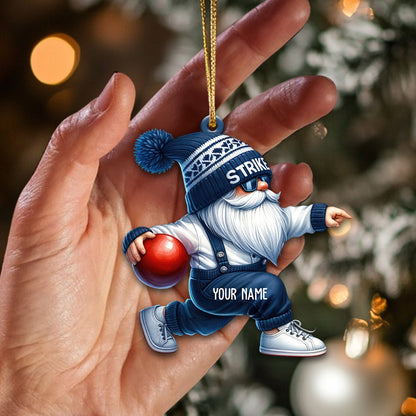 Strike Bowling, Home Decor, Christmas Ornament, Personalized Ornament