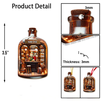 Custom Name Barista Ornament, Bartender Ornament, Home Decor Christmas Gift