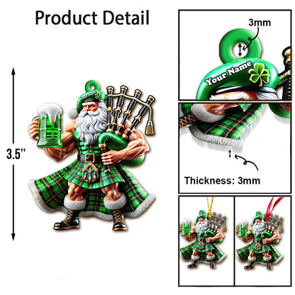 Custom Name Scotland Ornament, Christmas Gift for Scotland Lover