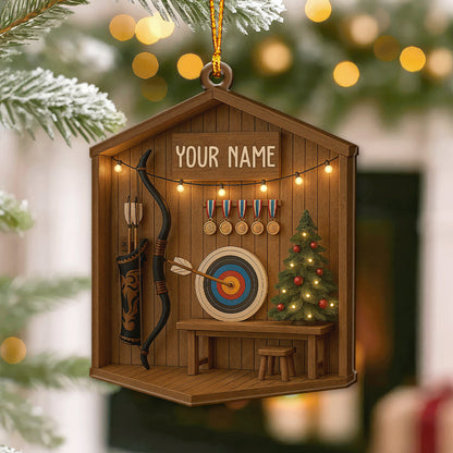 Archery, Home Decor, Christmas Ornament, Personalized Ornament
