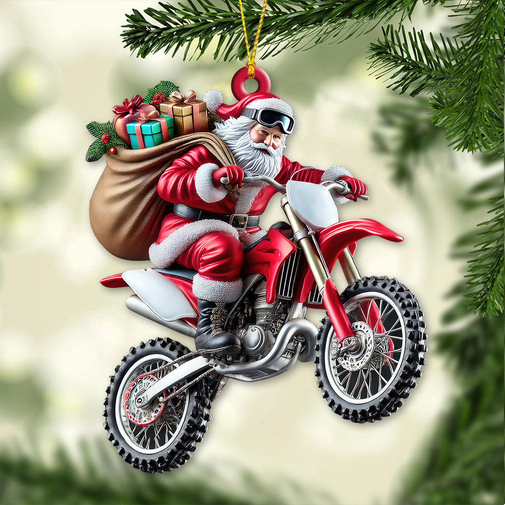 Custom Name Motocross Ornament, Motocross Lover Christmas Gift