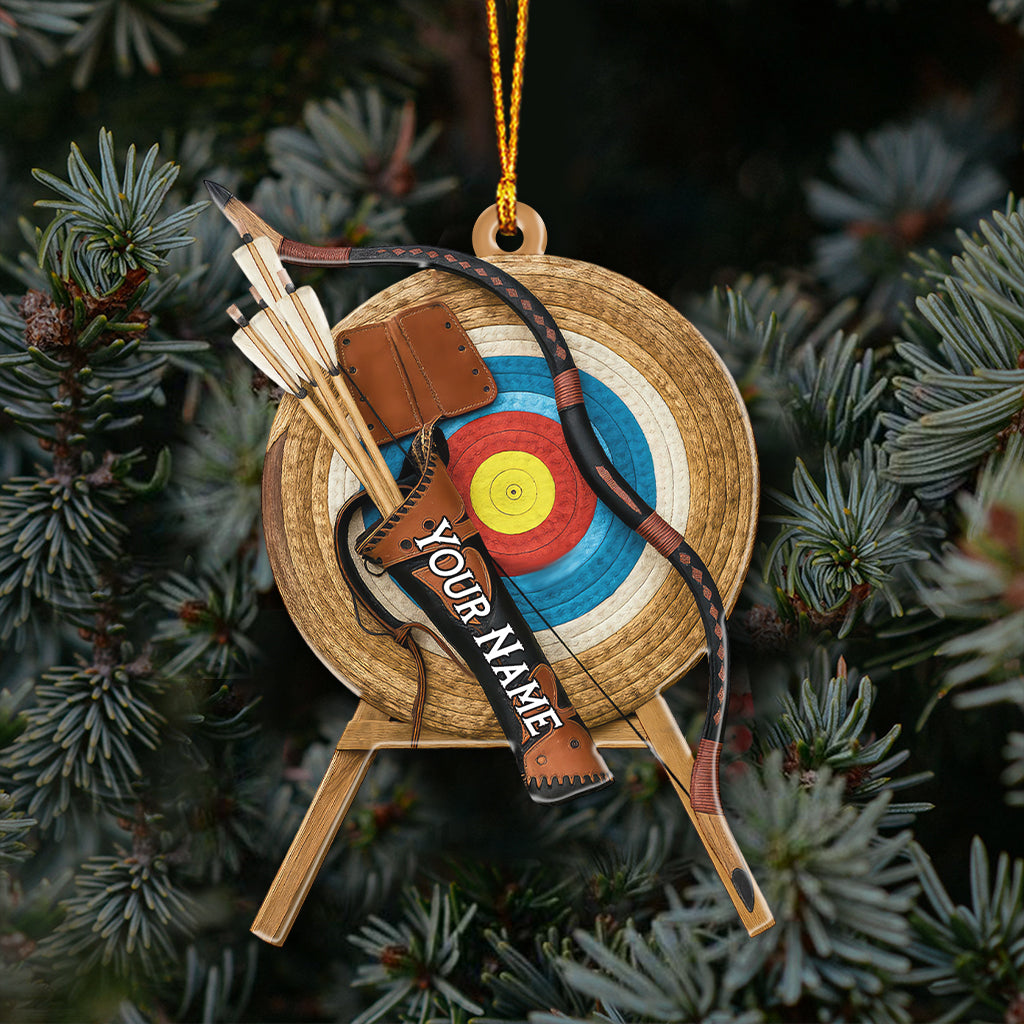 Archery, Home Decor, Christmas Ornament, Personalized Ornament