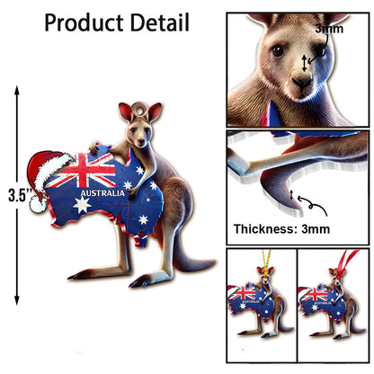 Custom Name Australia Ornament, Christmas Gift for Australia Lover