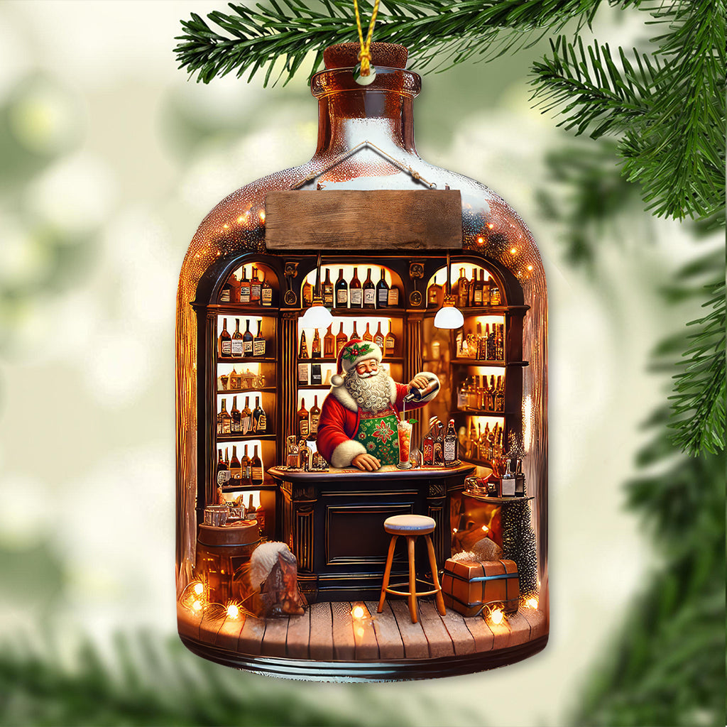 Custom Name Barista Ornament, Bartender Ornament, Home Decor Christmas Gift