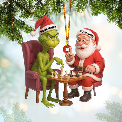 Chess Partner, Home Decor, Christmas Ornament, Personalized Ornament