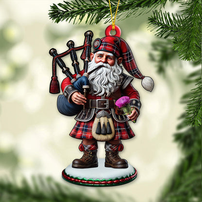 Custom Name Scotland Ornament, Christmas Gift for Scotland Lover