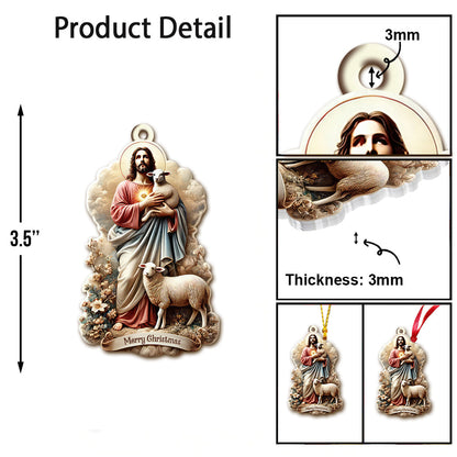 Custom Name Merry Christmas Ornament, Christmas Decoration Gift