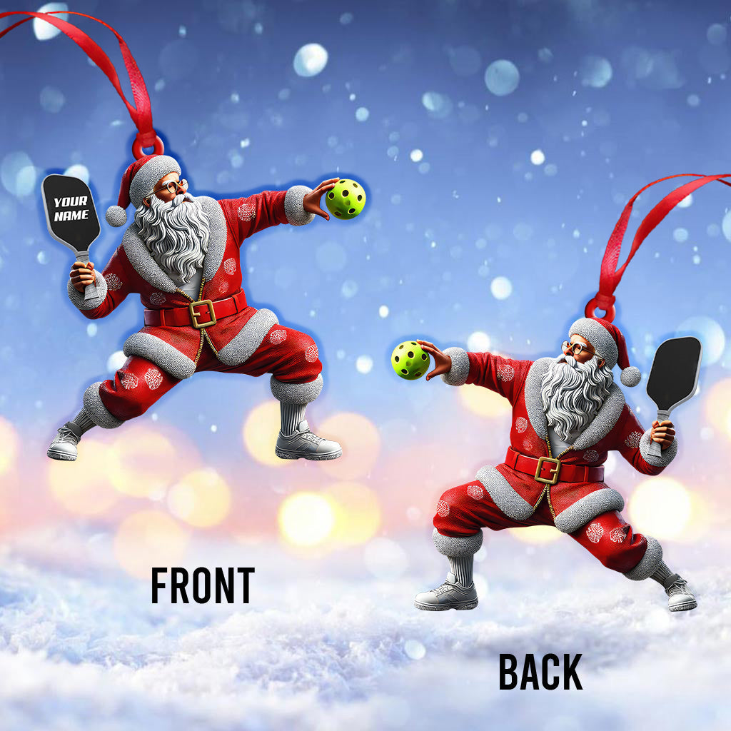 Custom Name Pickleball Ornament, Christmas Gift for Pickleball Lover