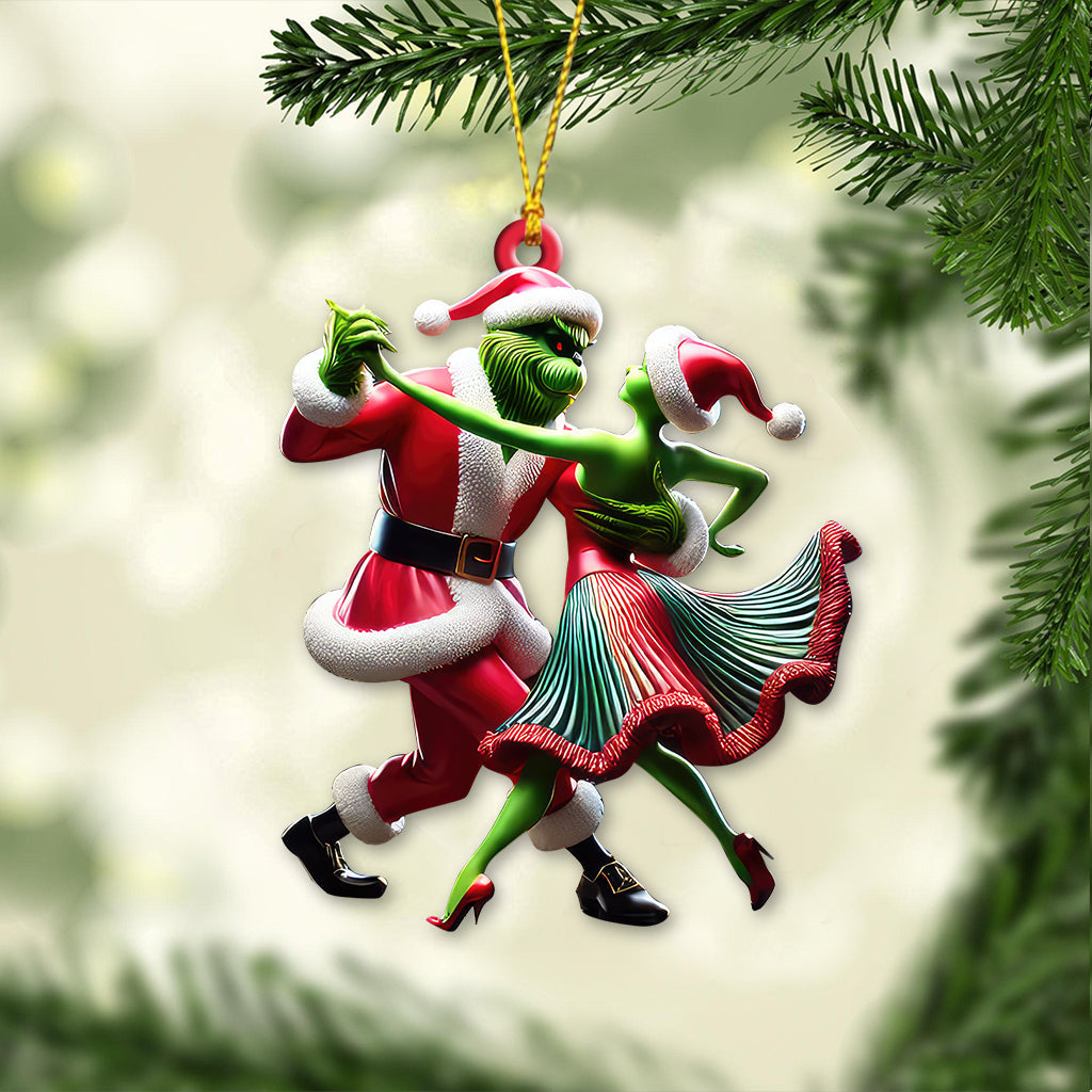 Custom Name Dance Sport Christmas Ornament, Couple Christmas Gift