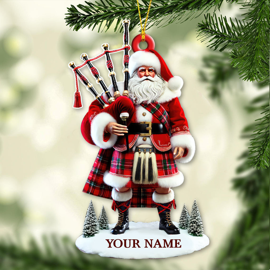 Custom Name Scotland Ornament, Christmas Gift for Scotland Lover