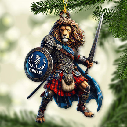 Custom Name Scotland Ornament, Christmas Gift for Scotland Lover