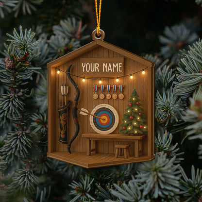 Archery, Home Decor, Christmas Ornament, Personalized Ornament