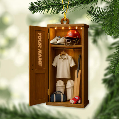 Christmas Cricket Players, Home Decor, Christmas Ornament, Personalized Ornament