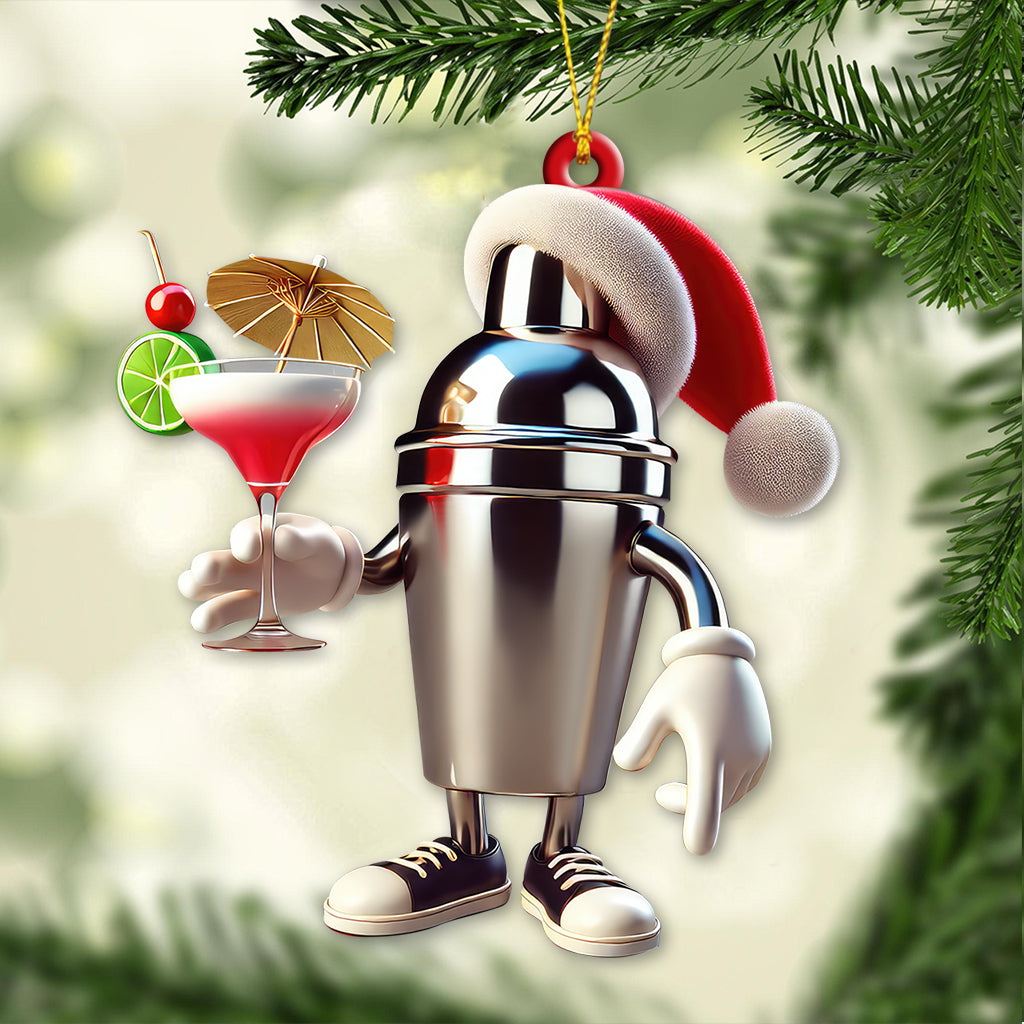 Custom Name Bartender Ornament, Barista Christmas Gift