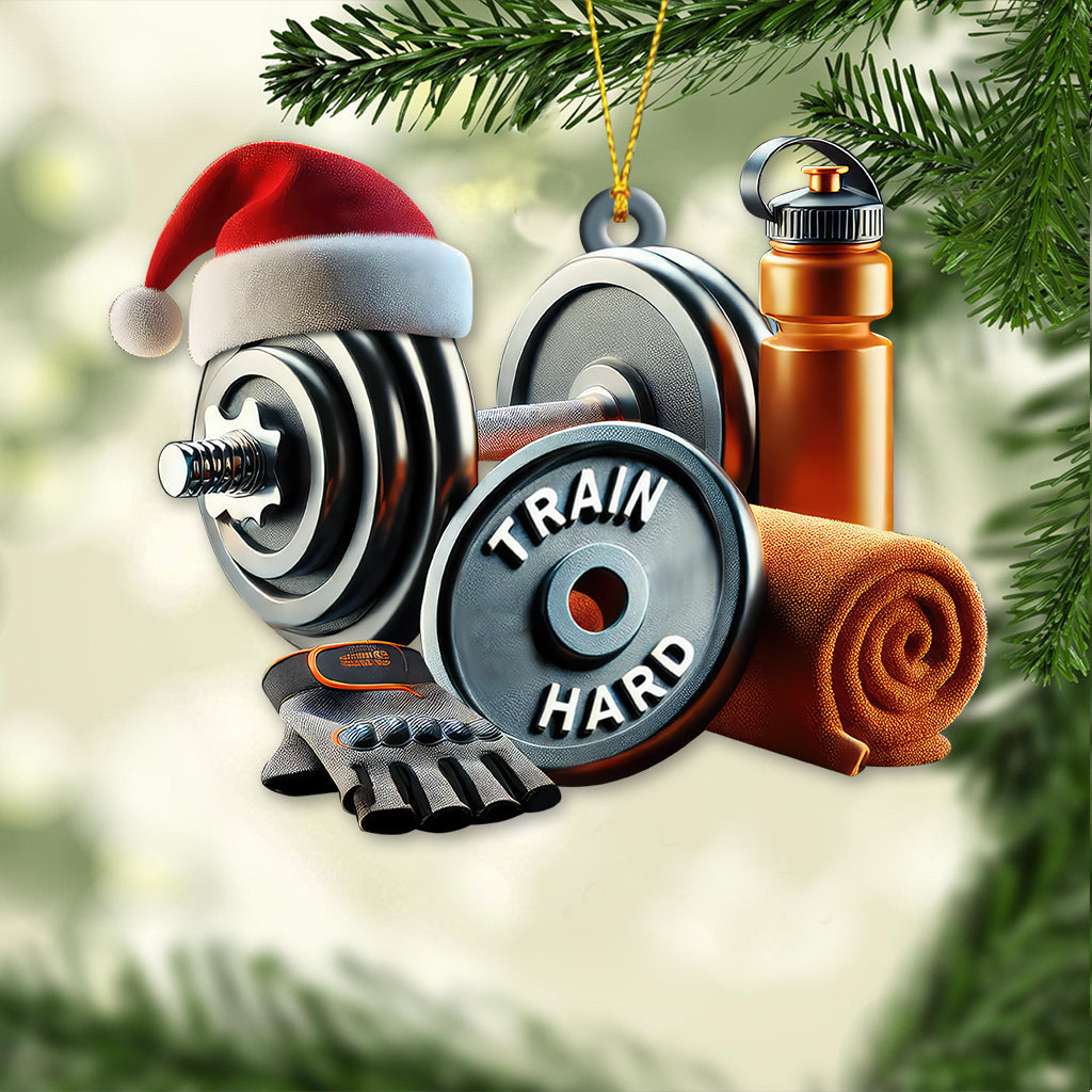 Custom Name Gym Ornament, Gymnastics Christmas Gift
