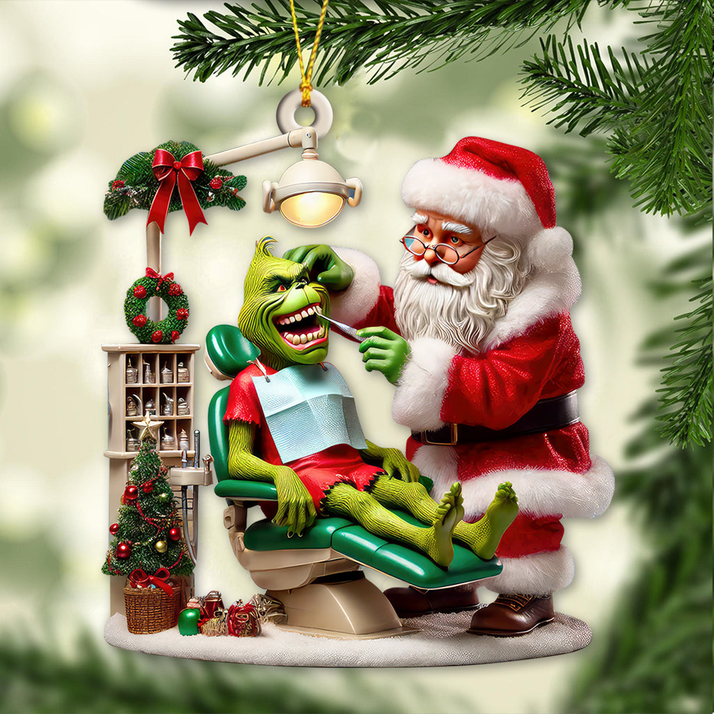 Custom Name Dentist Ornament, Christmas Gift for Dentist