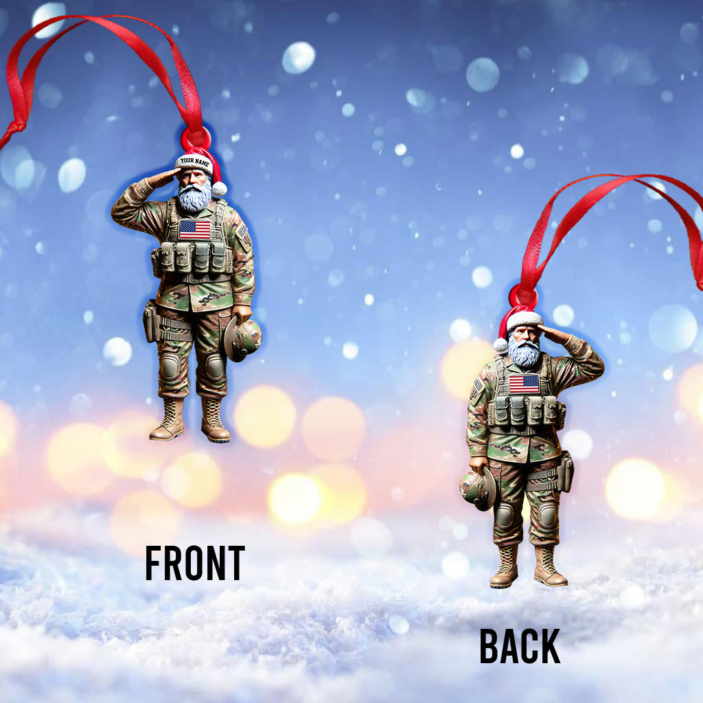 Custom Name U.S Veteran Ornament, U.S Veteran Christmas Gift