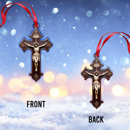 Custom Name Jesus Christ Ornament, Christmas Gift for Christian