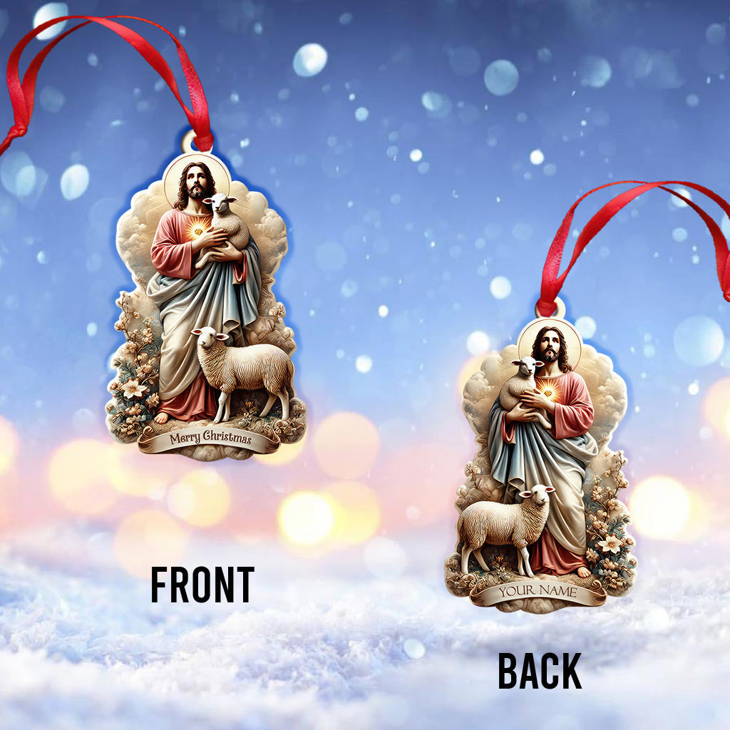 Custom Name Merry Christmas Ornament, Christmas Decoration Gift