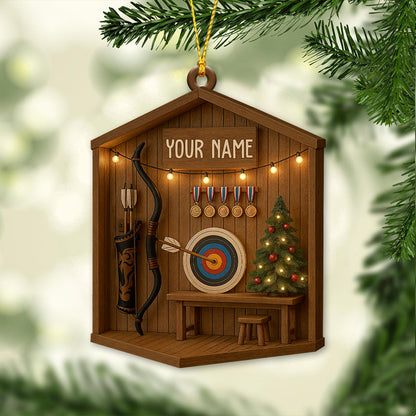 Archery, Home Decor, Christmas Ornament, Personalized Ornament
