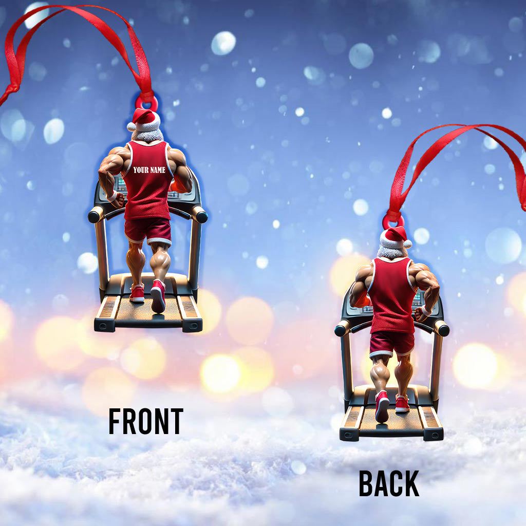 Custom Name Gym Ornament, Gymnastics Christmas Gift