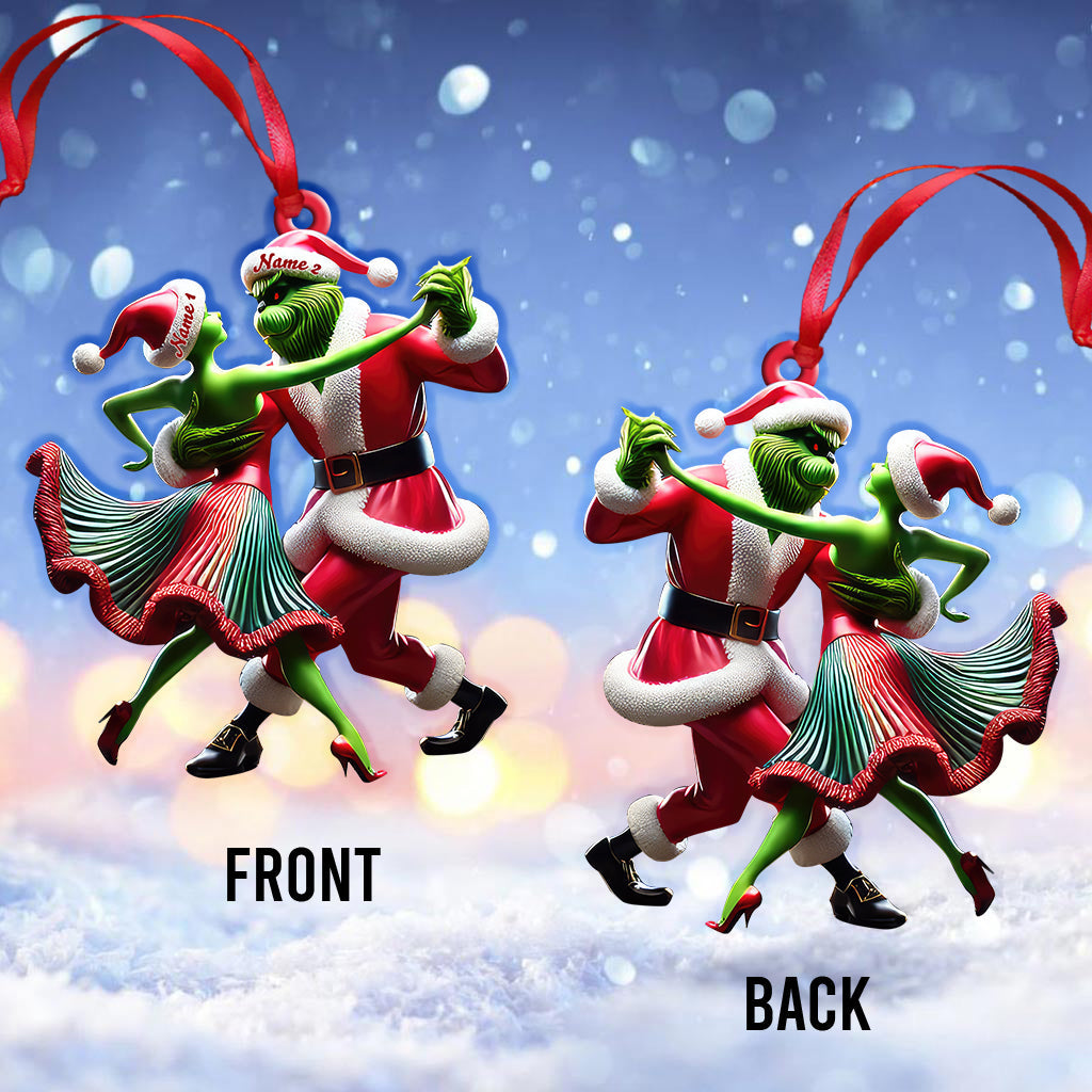 Custom Name Dance Sport Christmas Ornament, Couple Christmas Gift