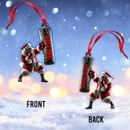 Custom Name Boxing Ornament, Christmas Gift for Boxing Lover