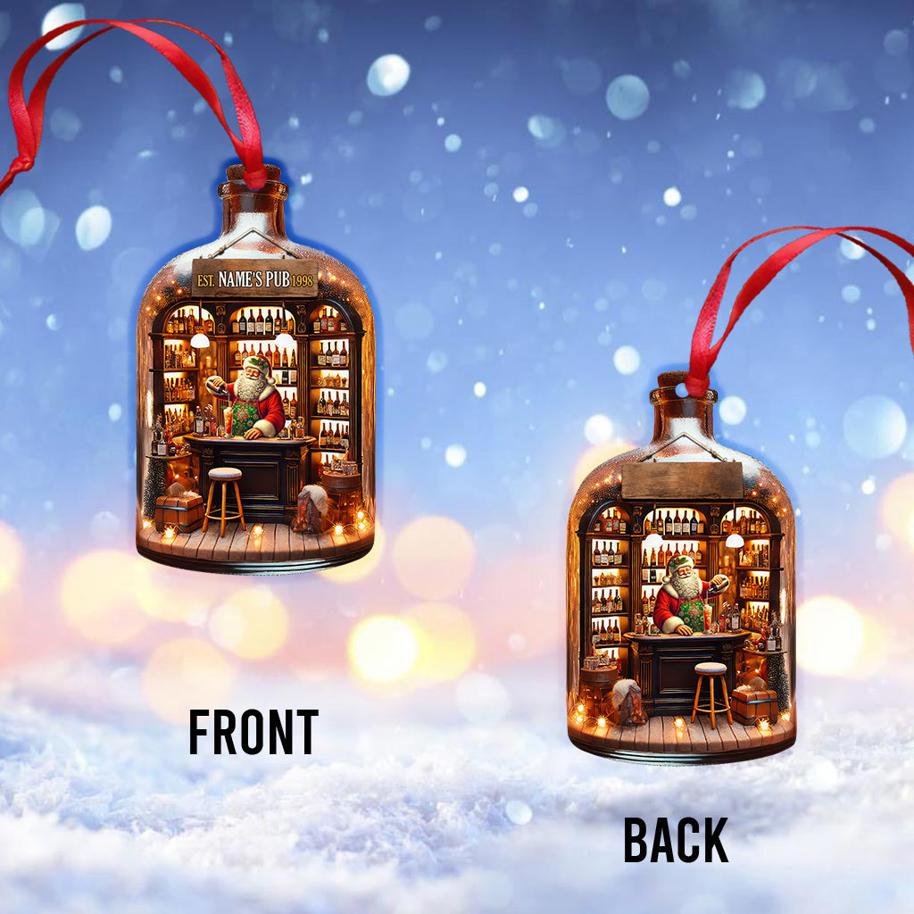 Custom Name Barista Ornament, Bartender Ornament, Home Decor Christmas Gift