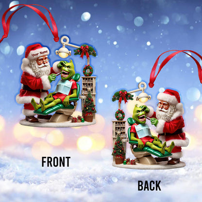 Custom Name Dentist Ornament, Christmas Gift for Dentist