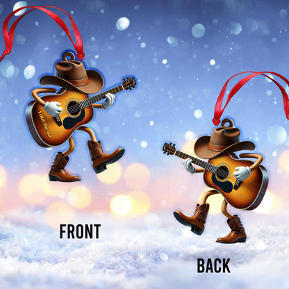 Custom Name Guitarist  Ornament, Guitarist Christmas Gift