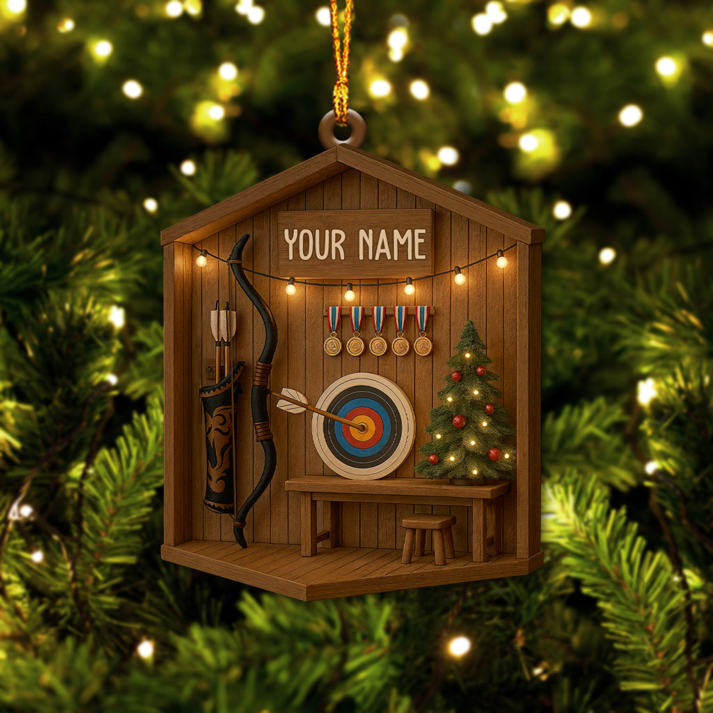 Archery, Home Decor, Christmas Ornament, Personalized Ornament