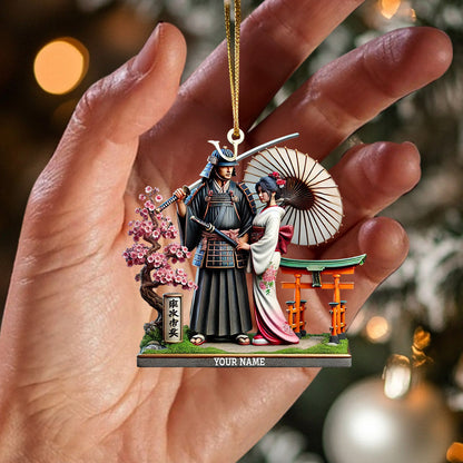 Japanese Home Decor Christmas Ornament, Personalized Ornament