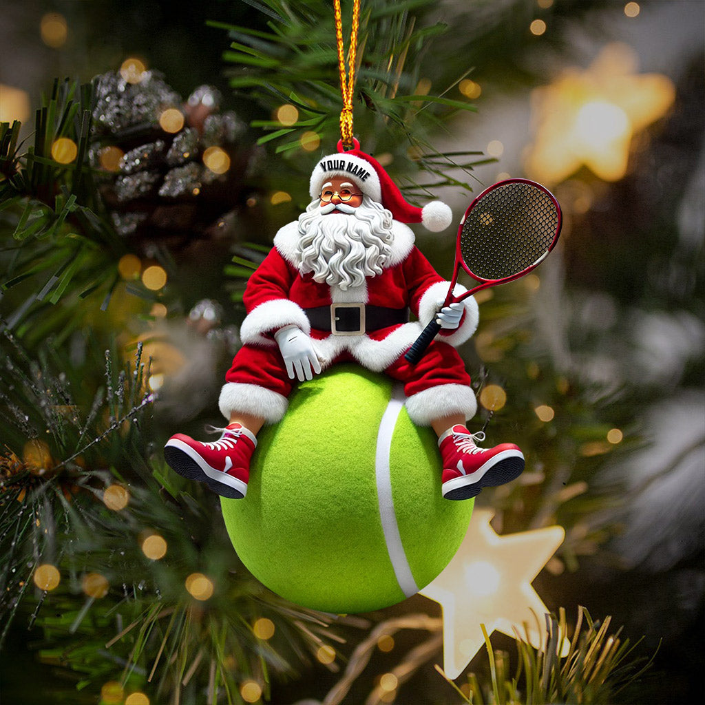 Sport Lover Santa Home Decor Christmas Ornament, Personalized Ornament