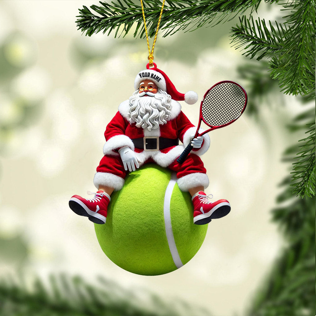 Sport Lover Santa Home Decor Christmas Ornament, Personalized Ornament
