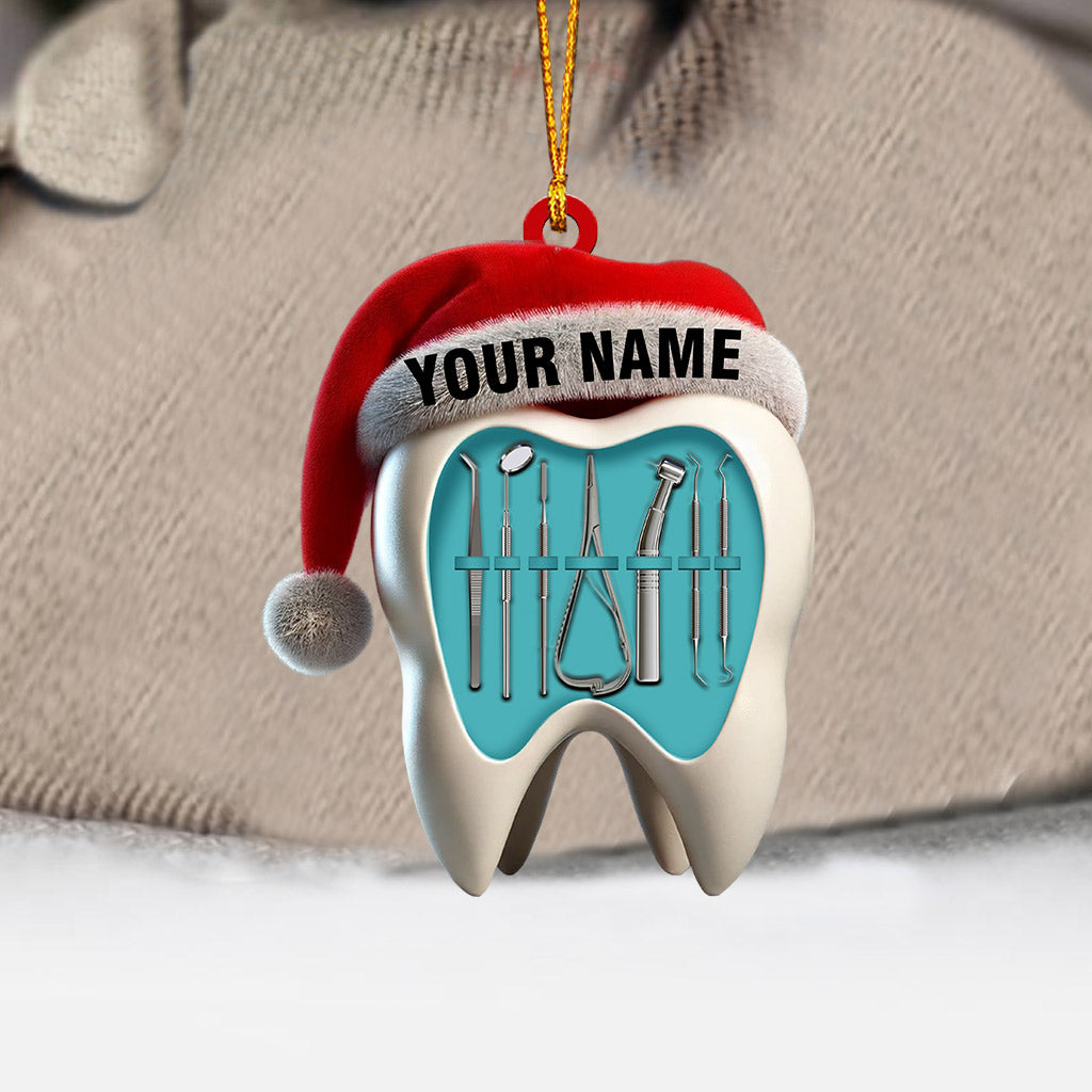 Dentist Christmas Home Decor Christmas Ornament, Personalized Ornament