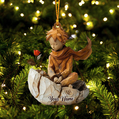 Little Prince Home Decor Christmas Ornament, Personalized Ornament