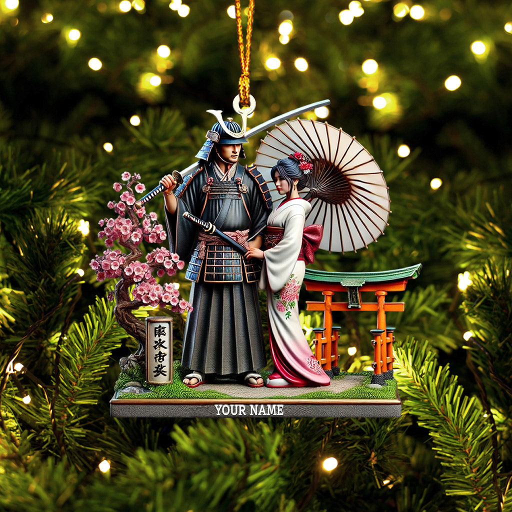 Japanese Home Decor Christmas Ornament, Personalized Ornament